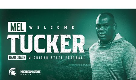 Mel Tucker takes up the position of head coach at Michigan State University.
